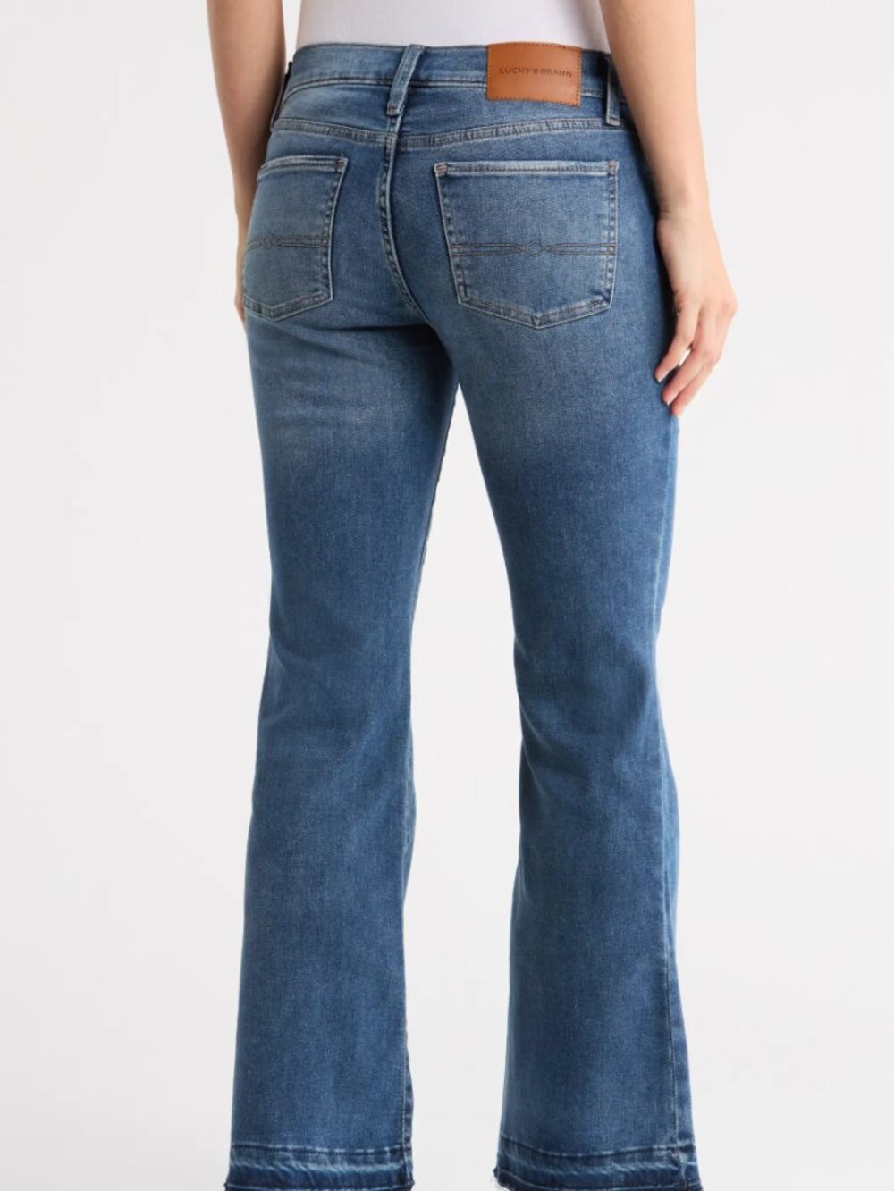 Lucky Brand Sweet Mid Rise Sweet Flare Jeans Medium Wash Denim 10/30
